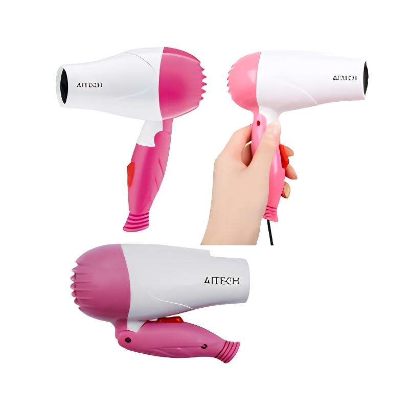 Alternative view of SECADOR DE PELO AITECH POCKET PLEGABLE ROSADO 712R
