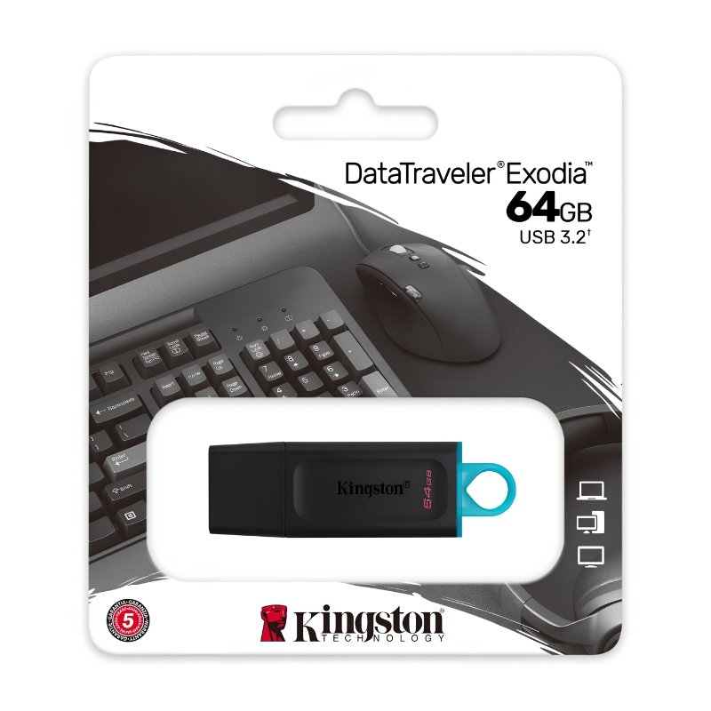 PEN DRIVE KINGSTON 64GB EXODIA
