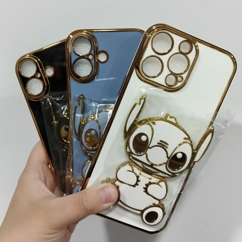 FUNDA GOLDEN + POP STITCH IPHONE 16 PRO
