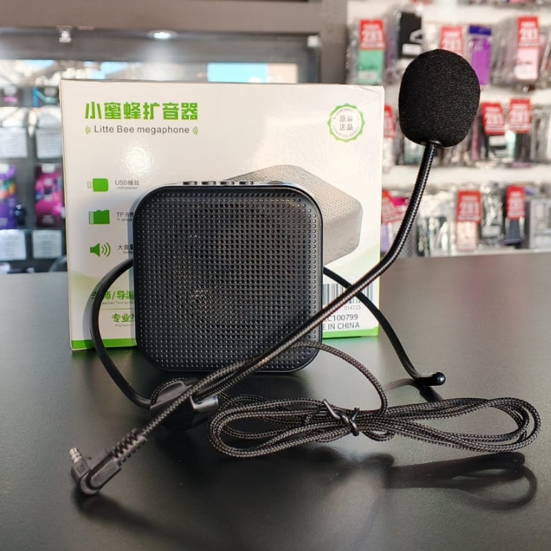 AMPLIFICADOR CON MICROFONO PORTATIL