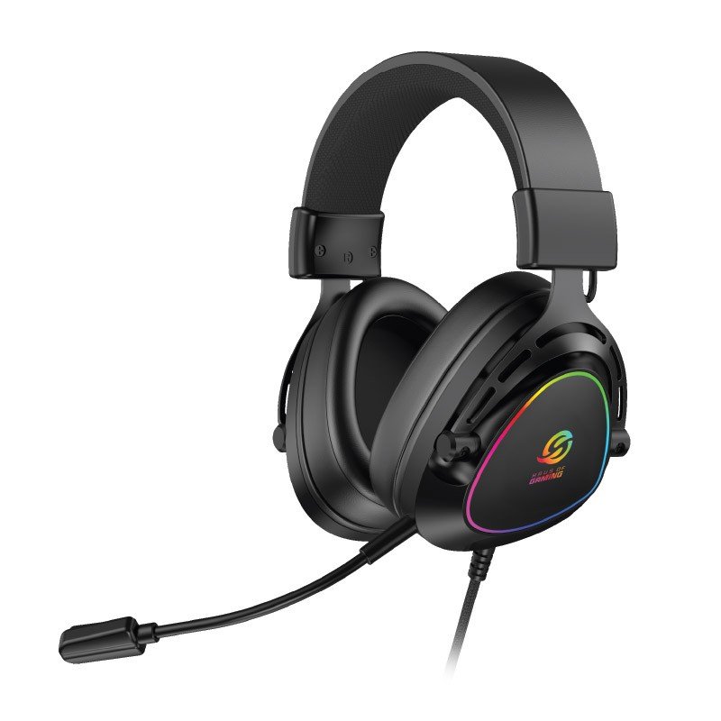 AURICULAR SOLARMAX GHS59B NEGRO PLUG 3.5/USB/RGB/M