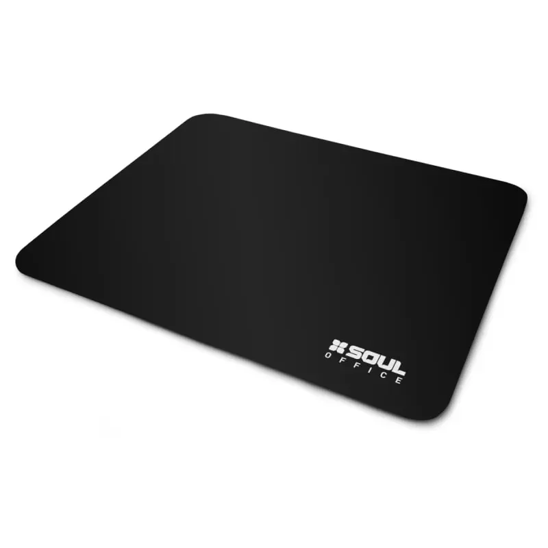 MOUSEPAD OFFICE SOUL SMALL 25X20 NEGRO OMP50