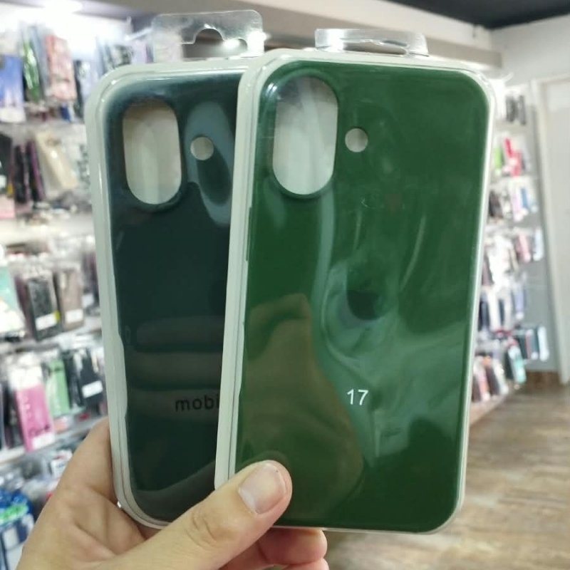 FUNDA SIL CAS GAM VERDE IPH 17