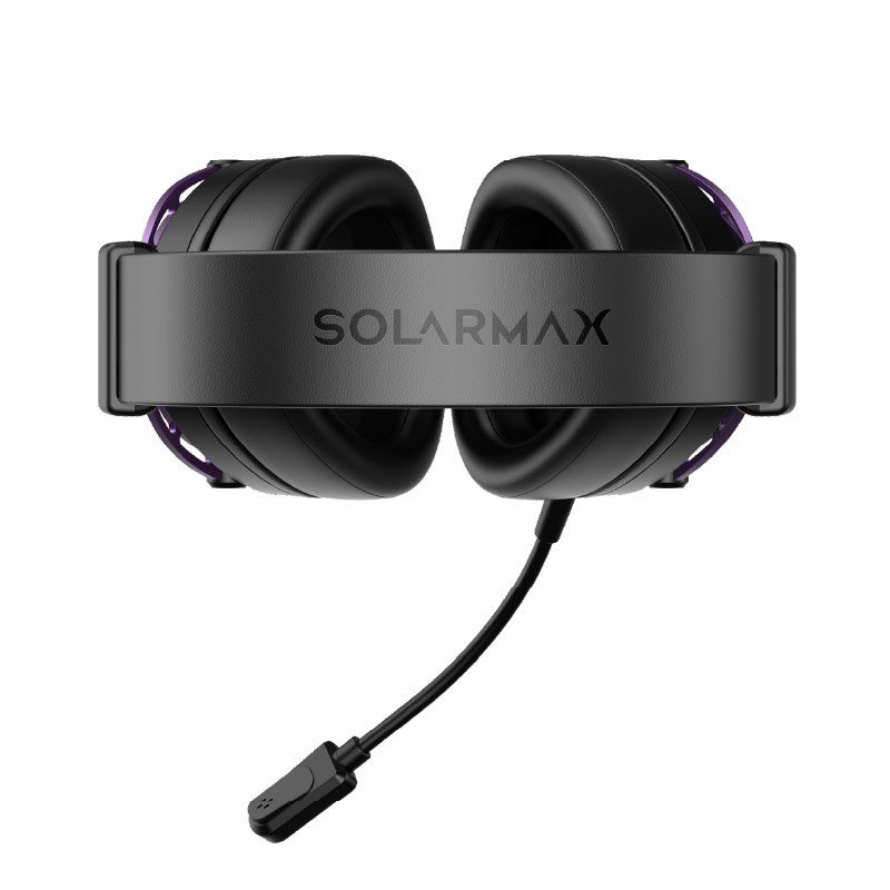 AURICULAR SOLARMAX GHS59V VIOLETA PLUG 3.5/USB/RGB - Imagen 3