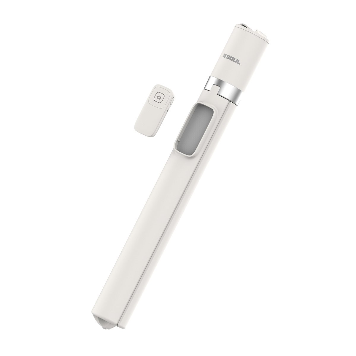 BASTON SELFIE SOUL BT 360 + TRIPODE APERTURA AUTOM J450 BLANCO - Imagen 2