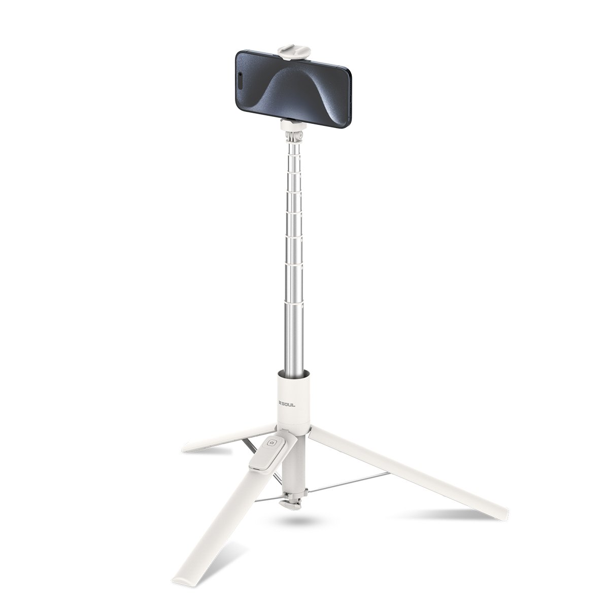 BASTON SELFIE SOUL BT 360 + TRIPODE APERTURA AUTOM J450 BLANCO