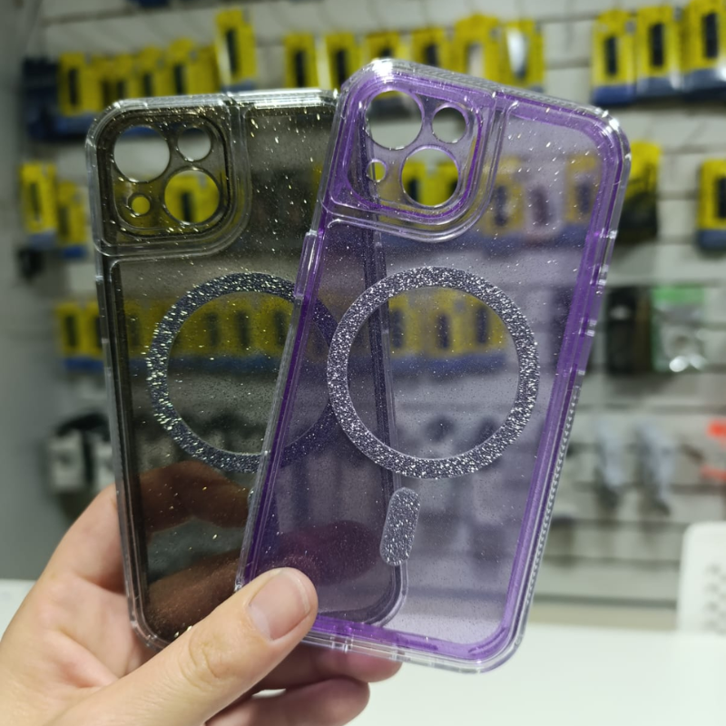 FUNDA MAGSAFE GLITTER IPHONE 13