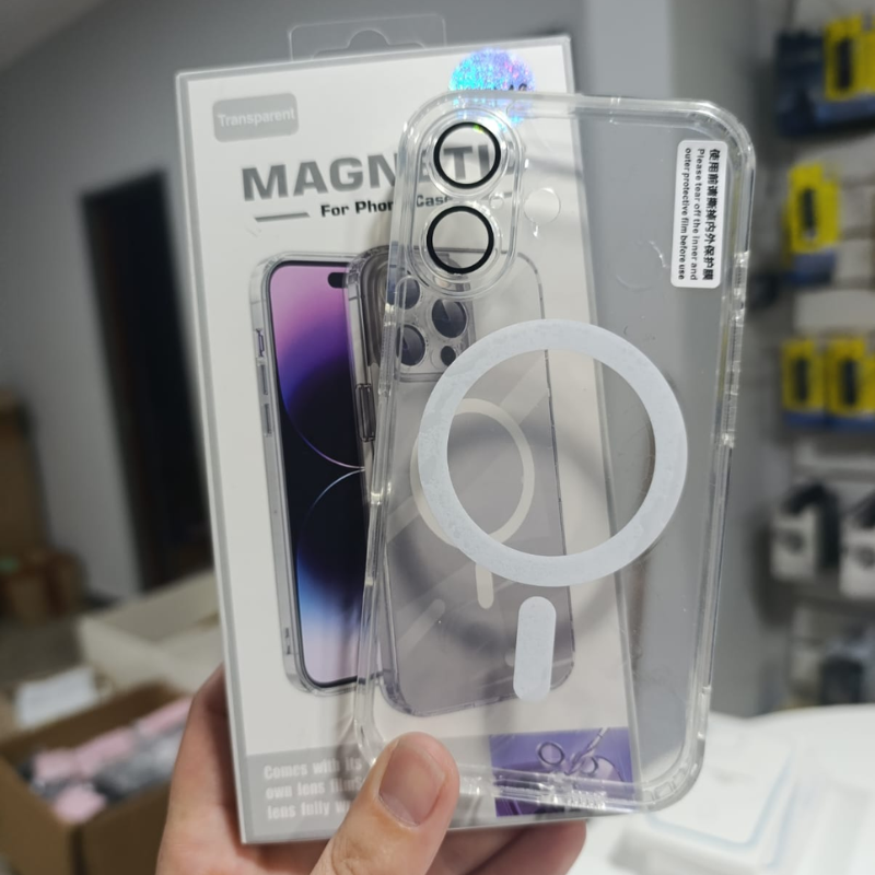 FUNDA MAGSAFE CLEAR COLOR IPHONE 16