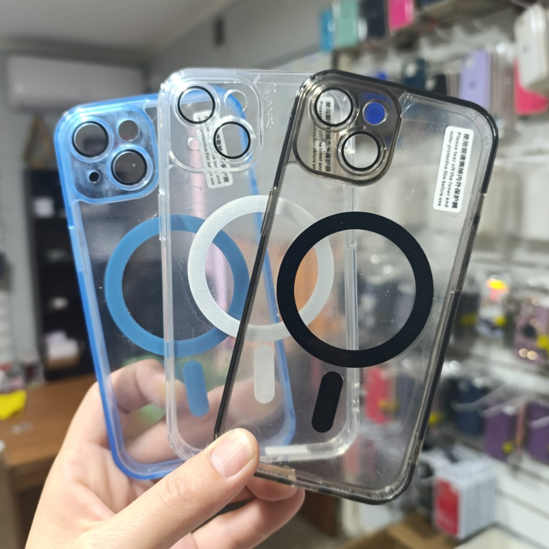 FUNDA MAGSAFE CLEAR COLOR IPHONE 15