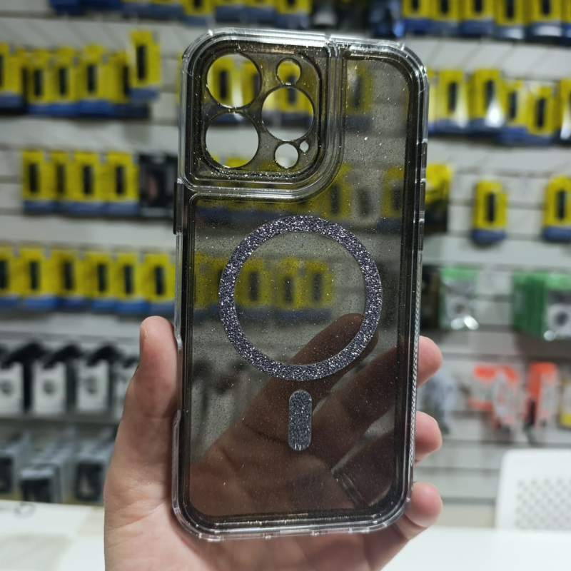 FUNDA MAGSAFE GLITTER IPHONE 16 PRO MAX
