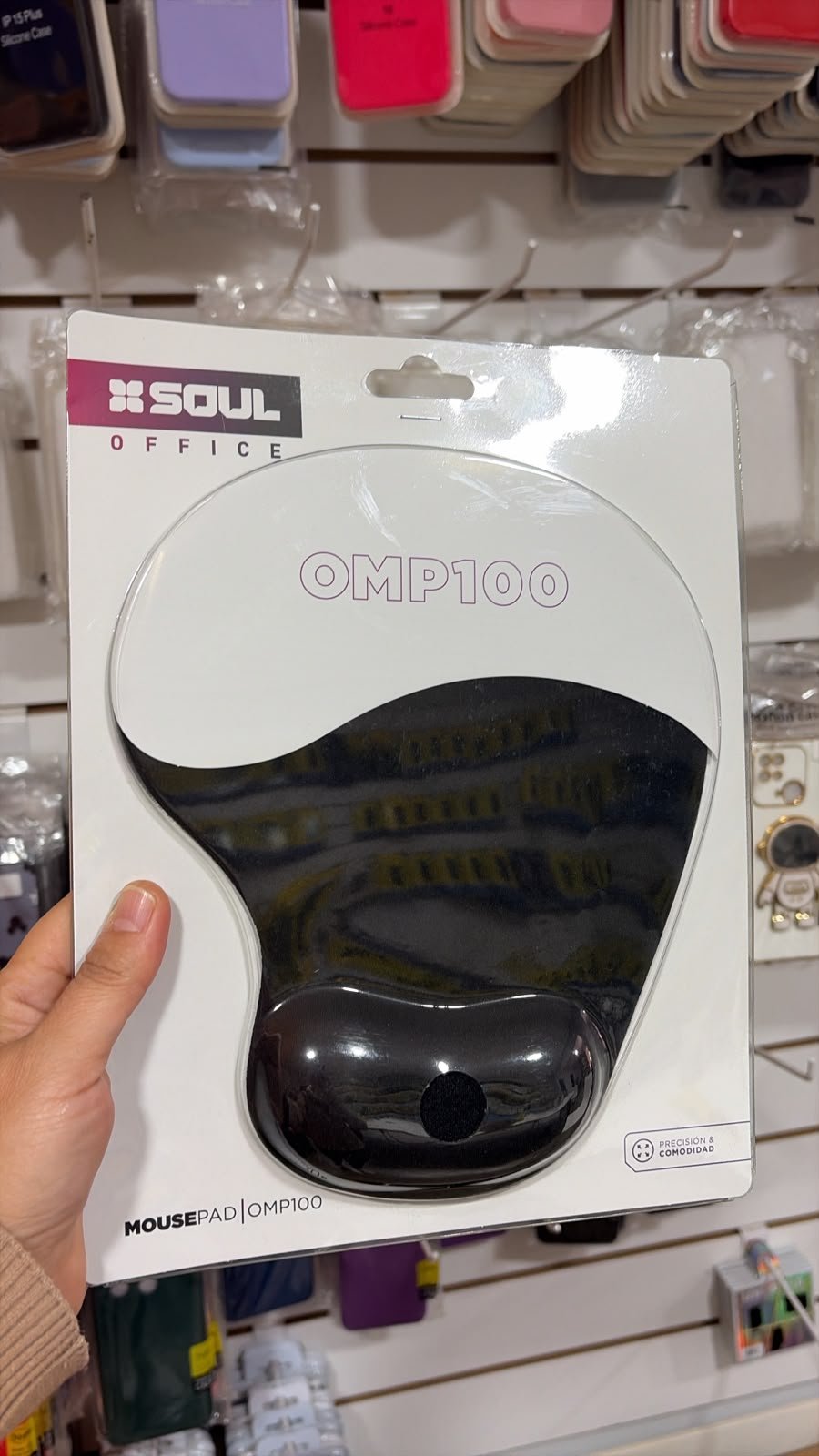 785474 - MOSEPAD OFFICE SOUL ERGONOMICO 23*19 NEGRO OMP100