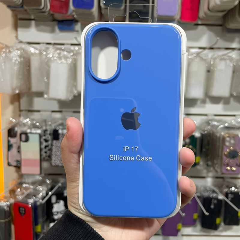 FUNDA SIL CAS GAM AZUL IPH 17