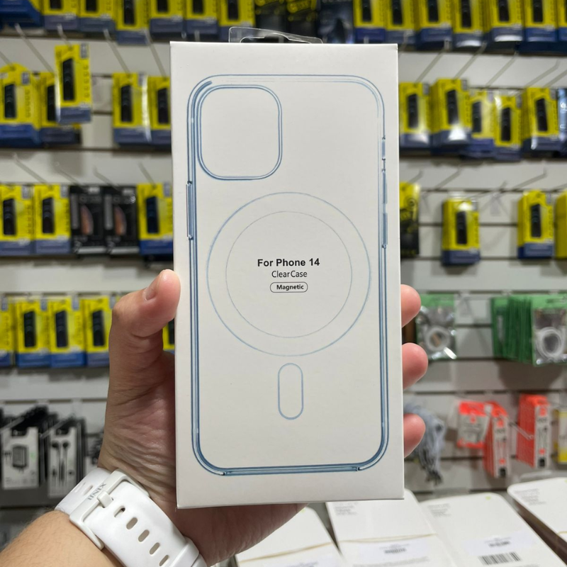 Alternative view of FUNDA MAGSAFE TRANSPARENTE IPHONE 14