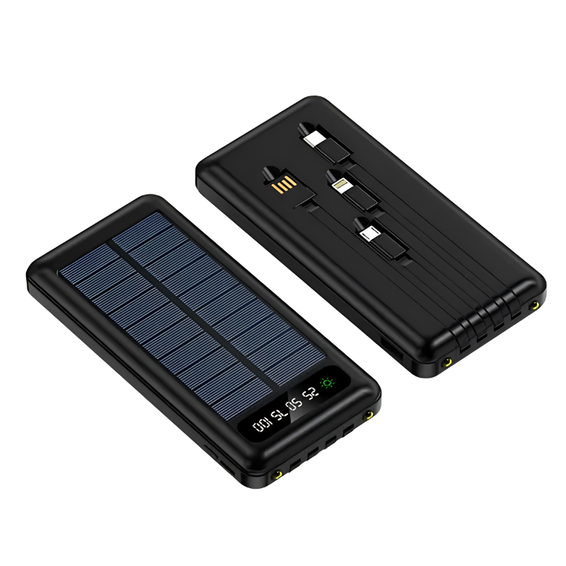 Alternative view of CARGADOR PORTATIL POWER BANK 4N1 SOLAR LT-2548 2000MAH