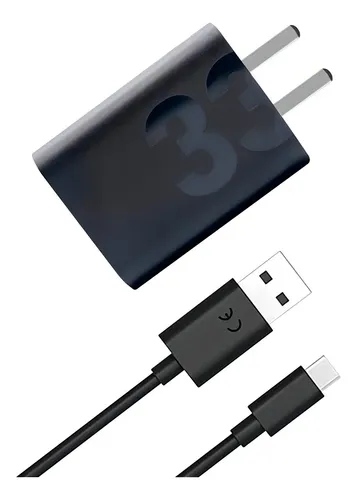 CARGADOR C/CABLE 33W MOTOROLA ORIGINAL SIN PACK