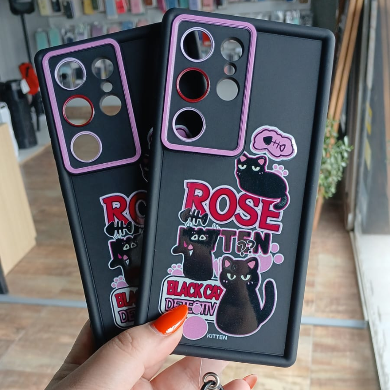 FUNDA TPU REFORZADO DISEÑO + STRAP SAMSUNG S24 ULTRA