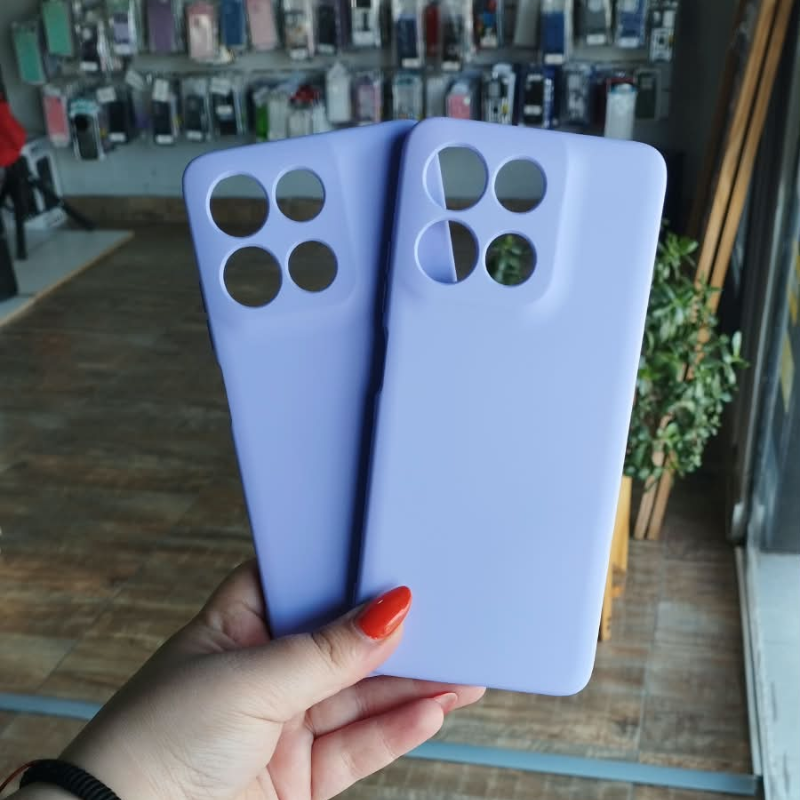 FUNDA SILICONA LILA MOTOROLA G56
