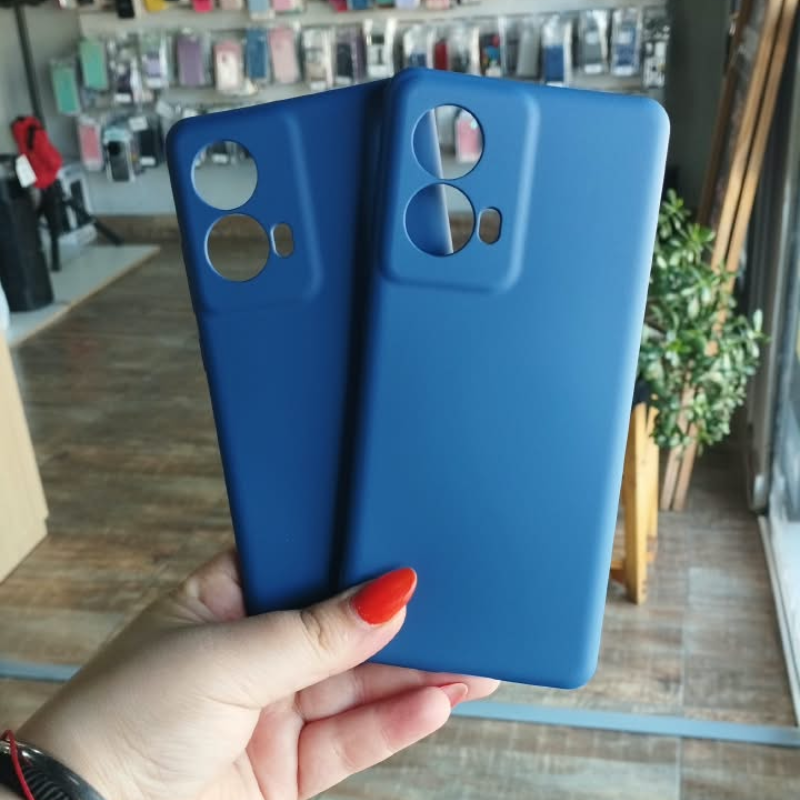 FUNDA SILICONA AZUL MOTOROLA G85
