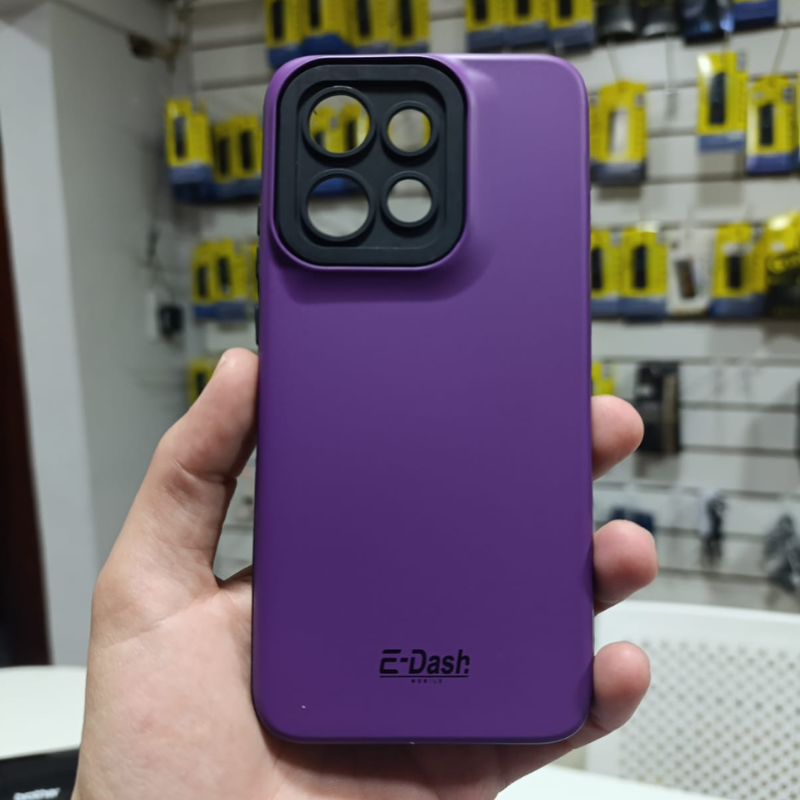 FUNDA RUBBER MOTO EDGE 50 NEO VIOLETA