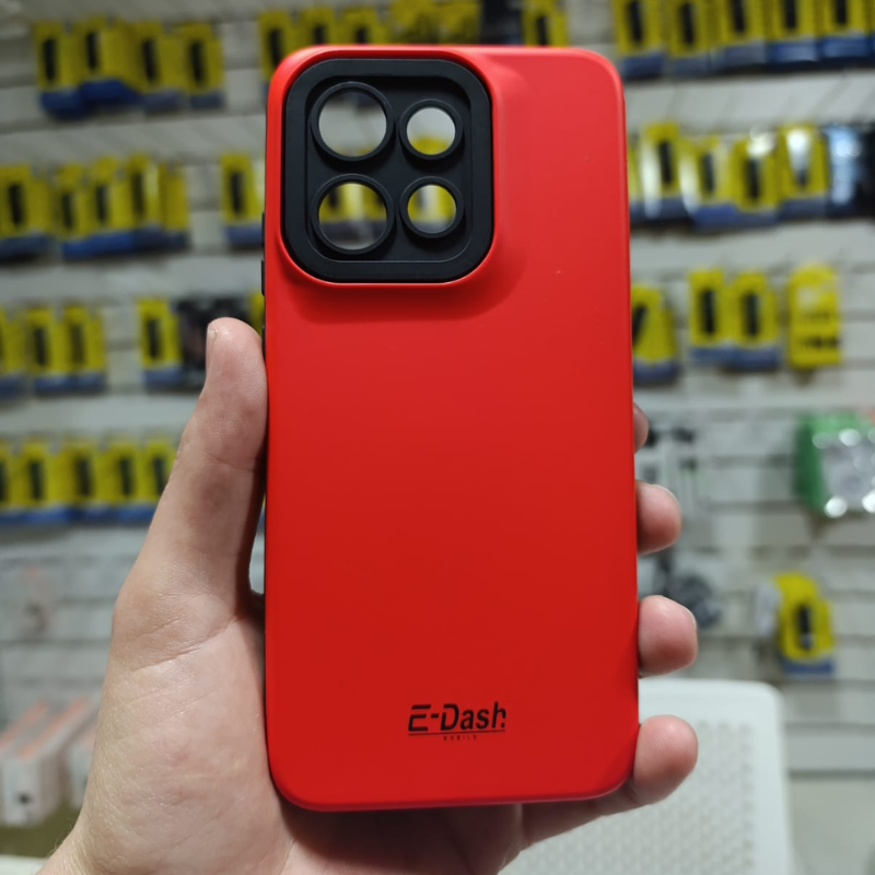 FUNDA RUBBER MOTO EDGE 50 NEO ROJO